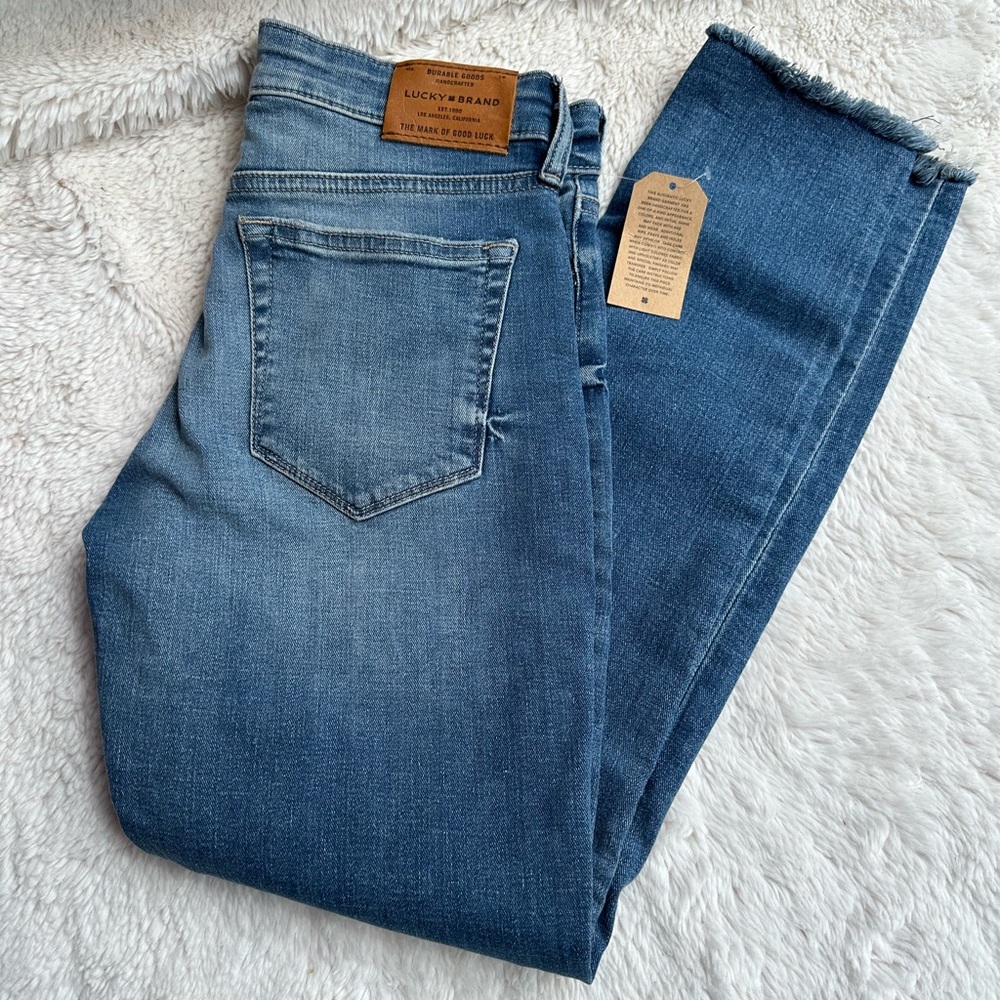 Lucky Brand Mid Rise Ava Crop Jeans | Size 0/25